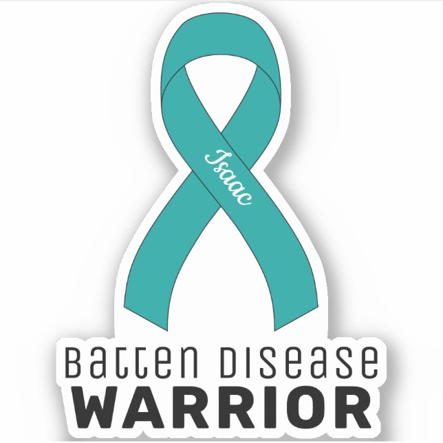 Batten Disease Warrior Vinyl Sticker (Vorderseite)