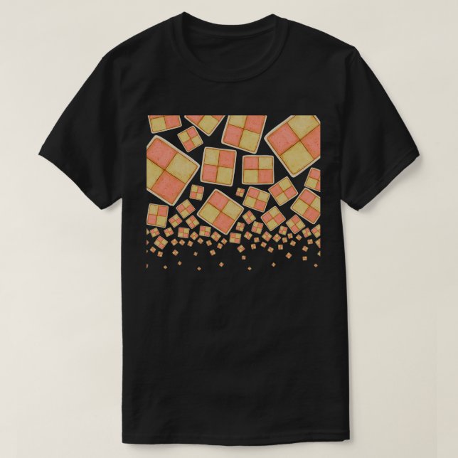 Battenberg Cake stolpert T-Shirt (Design vorne)