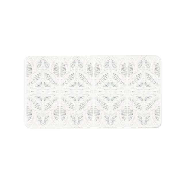 BATTENBURG LACE 2,375x1,25 Labels Adressaufkleber (Vorne)