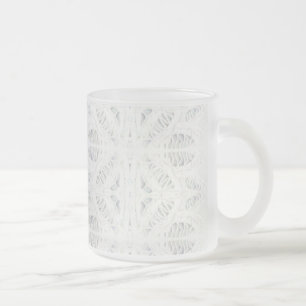 BATTENBURG LACE Mattiert Glass Tasse