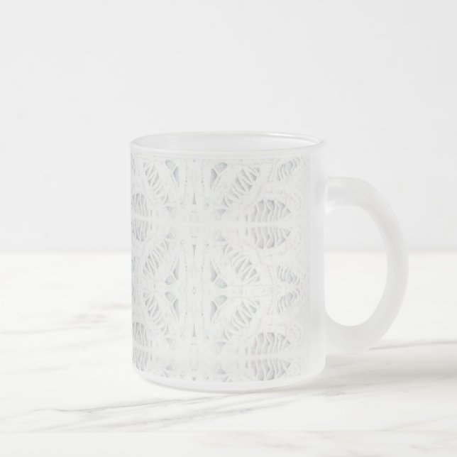 BATTENBURG LACE Mattiert Glass Tasse (Rechts)