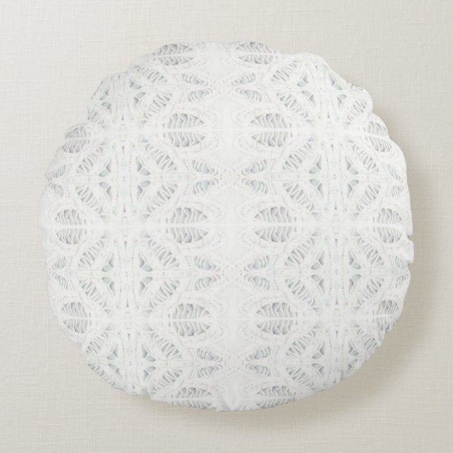 BATTENBURG LACE Round Kissen (Vorderseite)
