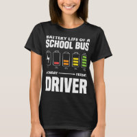 Batterie eines Schulbusfahrers Funny School Bus Dr