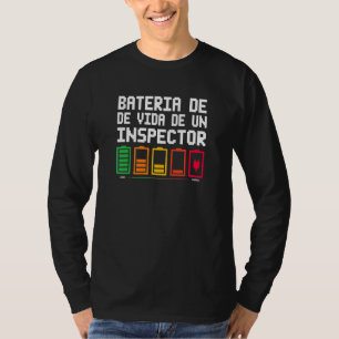 Batterie Lebensdauer eines Inspektors T-Shirt