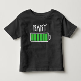 Batterie leer – Baby Kleinkind T-shirt