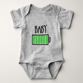 Batterie leer – Baby Strampler