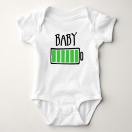 Batterie leer – Baby Strampler