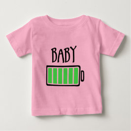 Batterie leer – Baby T-shirt