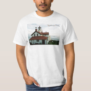 Batterie Pint. Leuchtturm T-Shirt