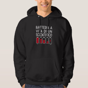 Batterie zum Lebenslangen wissenschaftlichen Zeich Hoodie