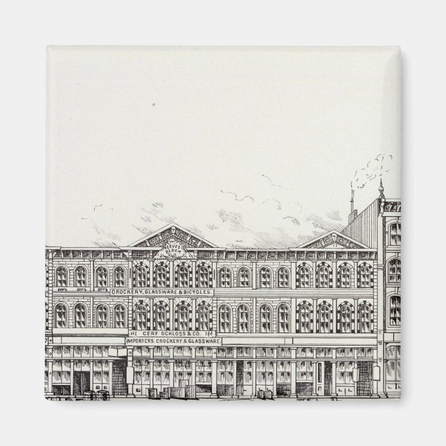 Batteriehaus West und Kalifornien Magnet (Vorne)