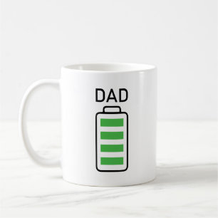 Batterieladung Tasse für vollen Vater - Geschenk f