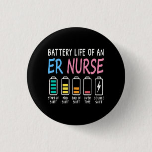 Batterielebensdauer eines ER-Krankenschwester-Humo Button