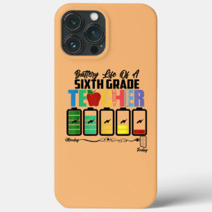 Batterielebensdauer eines Lehrers der 6. Klasse zu Case-Mate iPhone Hülle