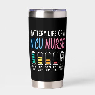 Batterielebensdauer eines NICU-Krankenschwesters H Thermobecher