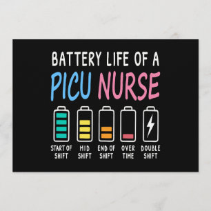 Batterielebensdauer eines PICU-Krankenschwester-Hu Einladung