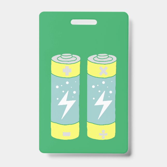 Batterien Ausweis (Vorderseite)