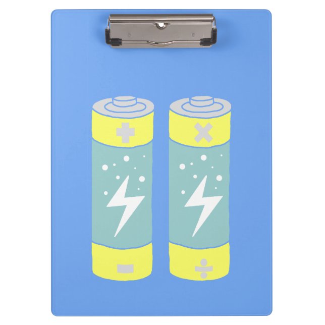 Batterien Klemmbrett (Vorderseite)