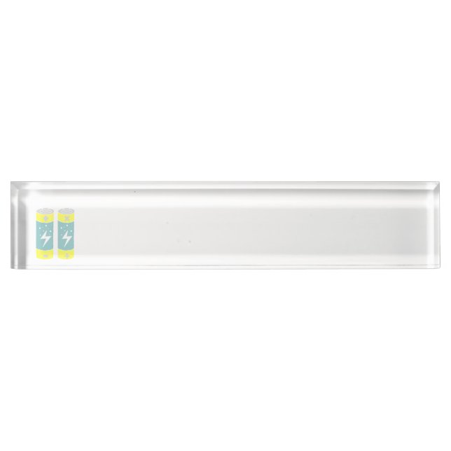Batterien Namensplakette (Vorderseite)