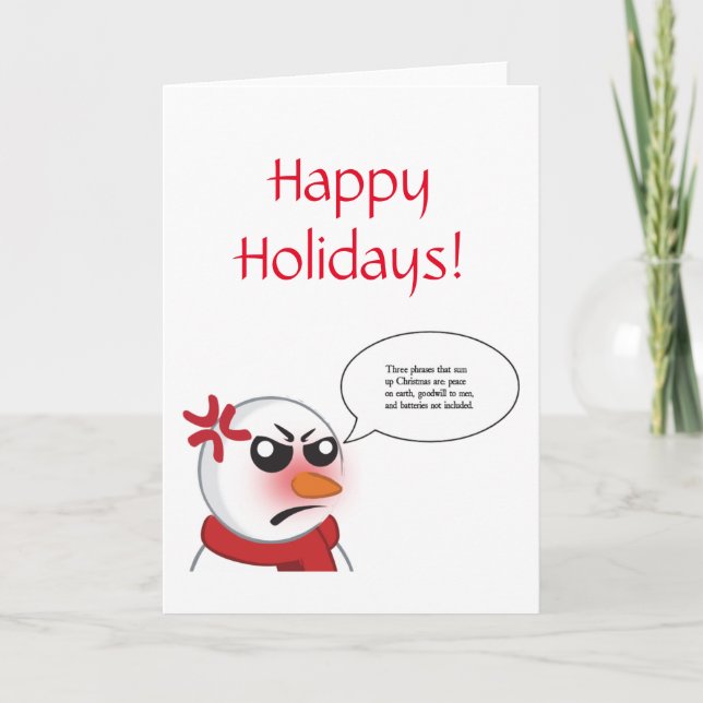 Batterien nicht inbegriffen.. karte (Vorderseite)