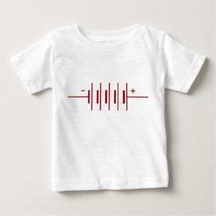 Batterien Symbol Baby T-shirt