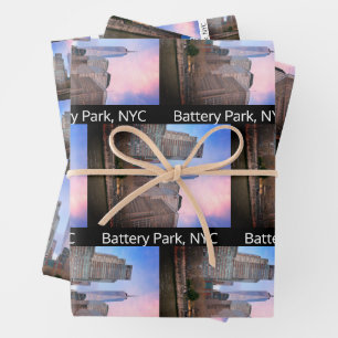 Batteriepark von Staten Island Ferry NYC Geschenkpapier Set