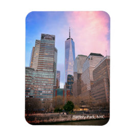 Batteriepark von Staten Island Ferry NYC Postkarte Magnet