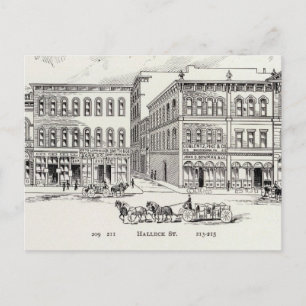 Batterieseite Kalifornien und Sacramento Postkarte