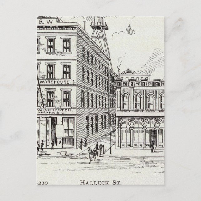 Batterieseite Kalifornien und Sacramento Postkarte (Vorderseite)