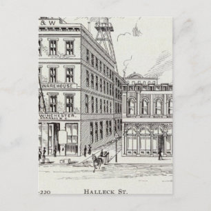 Batterieseite Kalifornien und Sacramento Postkarte