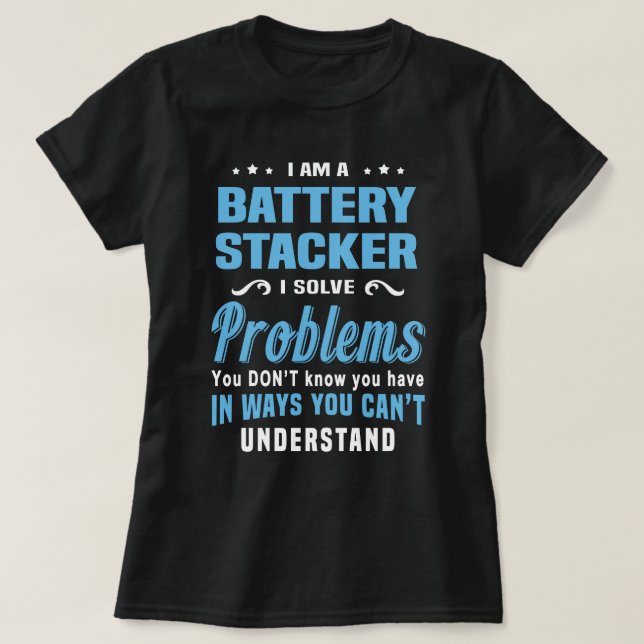 Batteriestapler T-Shirt (Design vorne)