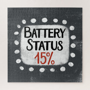 Batteriestatus 15 % Jigsaw-Puzzle Puzzle