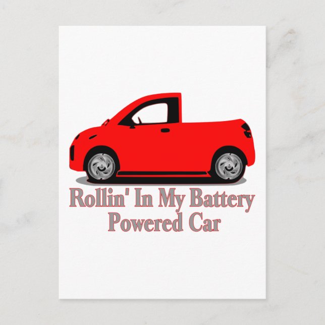 Batteriewagen Postkarte (Vorderseite)