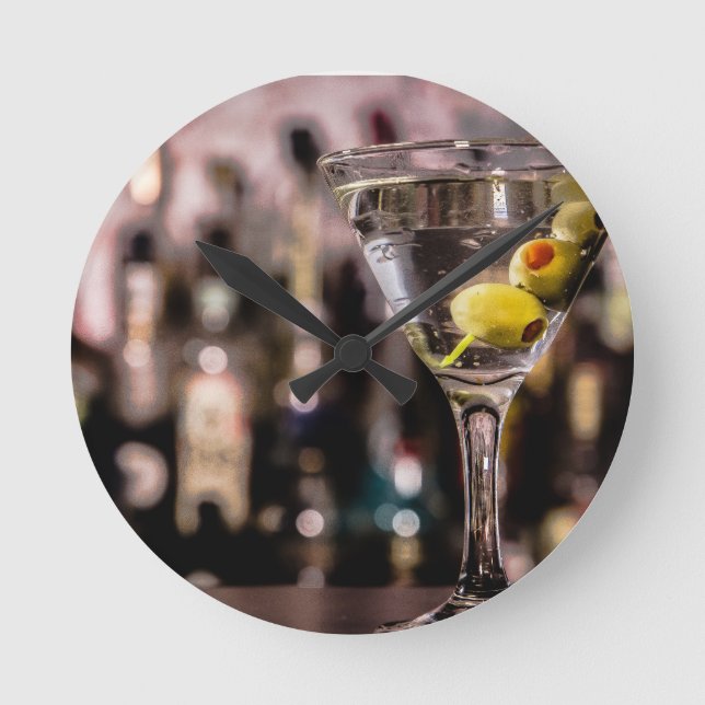 BATTERY BETRIEBENE WALL CLOCK RUNDE WANDUHR (Vorderseite)