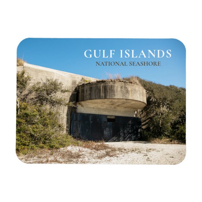 Battery Langdon, Fort Pickens, Gulf Islands NS Magnet (Horizontal)