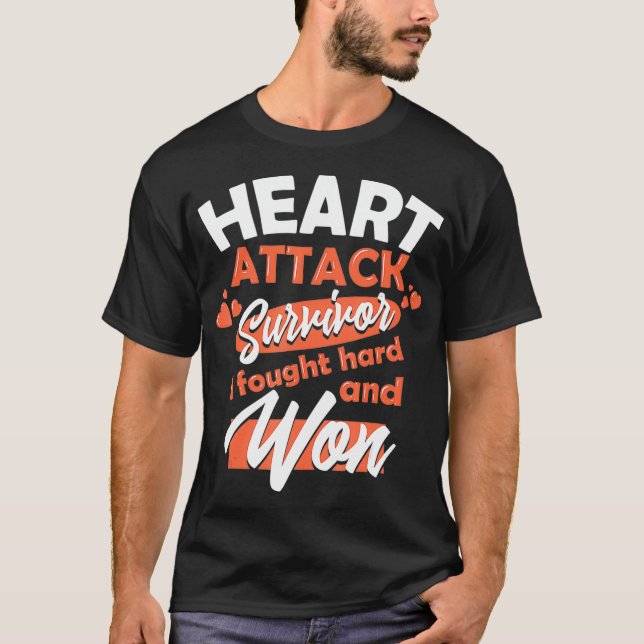 Battery Operated Pacemaker Recipient Heart Attack  T-Shirt (Vorderseite)