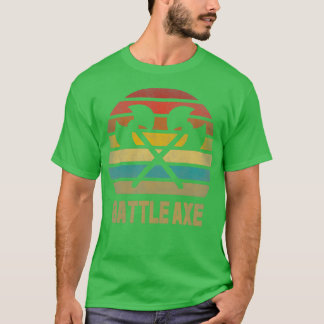 Battle Ax Weapon Retro Vintag T-Shirt