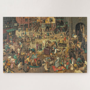 "Battle between Carnival and Lent" 1559, Bruegel, Puzzle