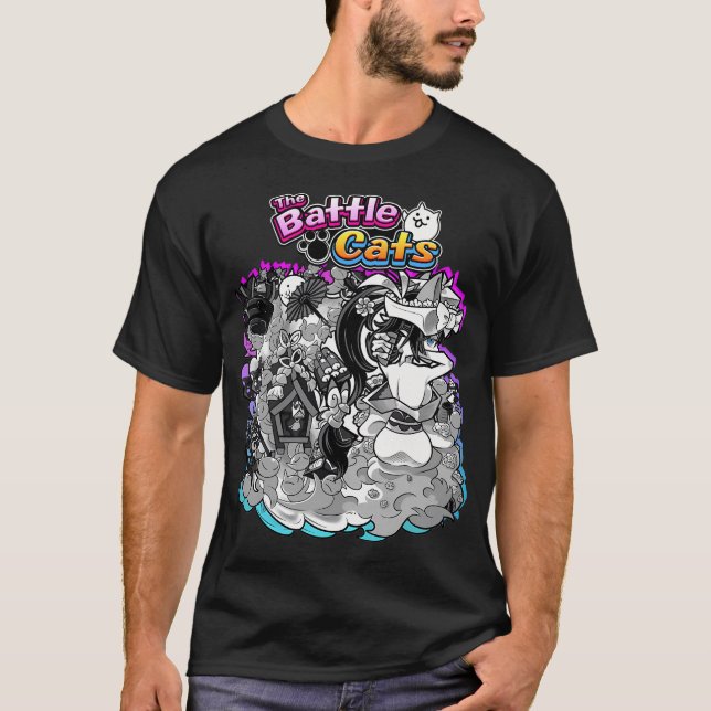 Battle Cats - Miko Mitama T-Shirt (Vorderseite)