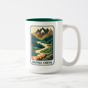 Battle Creek Idaho Colors Zweifarbige Tasse