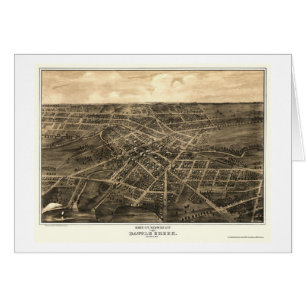 Battle-Creek, panoramische Karte MI - 1870