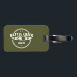 Battle Creek Wild und Landschaftlicher Fluss Idaho Gepäckanhänger<br><div class="desc">Battle Creek im Südwesten Idahos ist ein 100 km langer Nebenfluss des Owyhee River. Sie fließt in eine im Allgemeinen südliche Richtung durch die Wüste von Owyhee,  um den Owyhee River westlich von Riddle,  Idaho,  zu erreichen.</div>