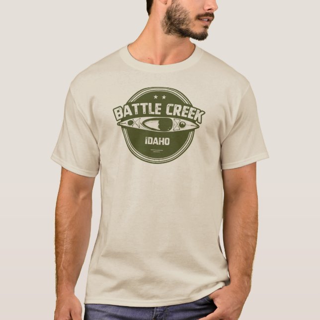 Battle Creek Wild und Landschaftlicher Fluss Idaho T-Shirt (Vorderseite)