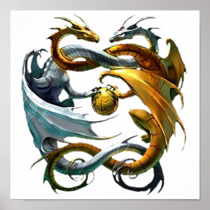 Battle Dragons Poster