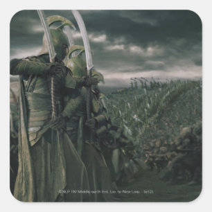 Battle for Middle Earth Quadratischer Aufkleber
