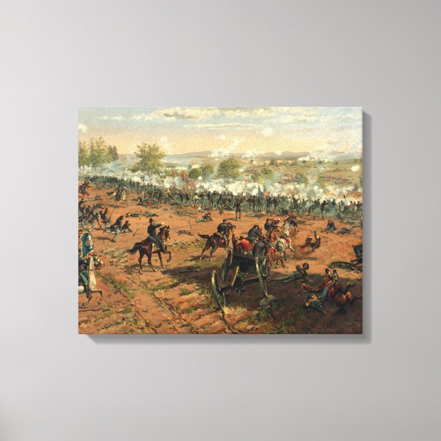 Battle Gettysburg Hancock bei Gettysbug Thulstrup Leinwanddruck (Vorderseite)