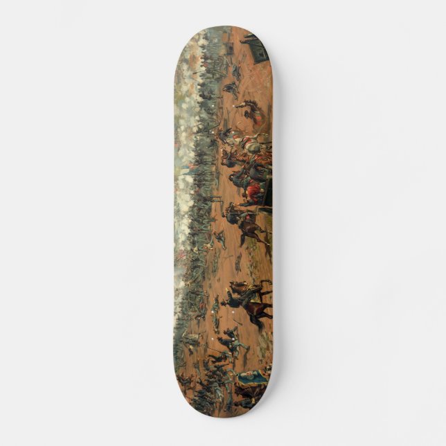 Battle Gettysburg Hancock bei Gettysbug Thulstrup Skateboard (Vorderseite)