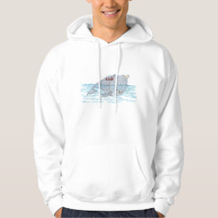 Battle Horn-Whale Hoodie