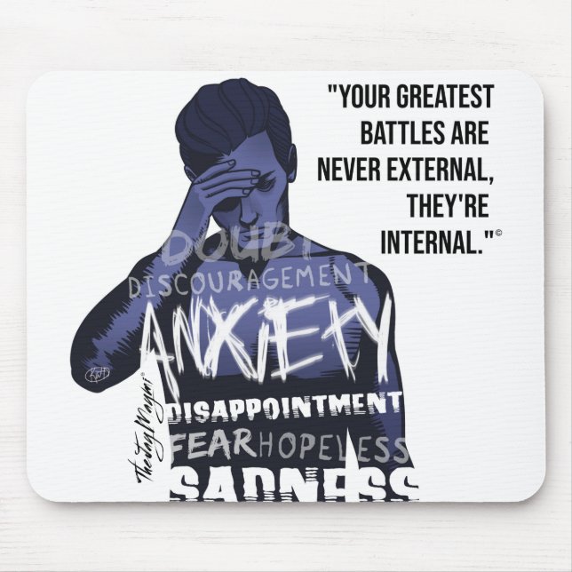 "Battle" Maus Pad Mousepad (Vorne)