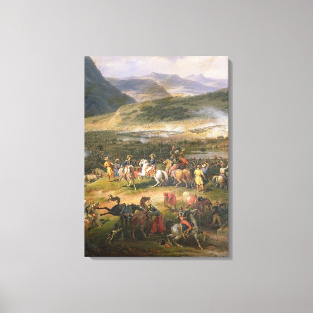 Battle Mount Thabor, Detail Napoleon und seine Leinwanddruck (Vorderseite)